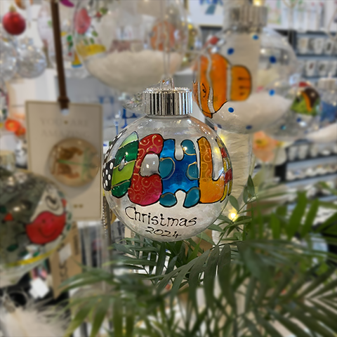 Create Named Xmas Bauble