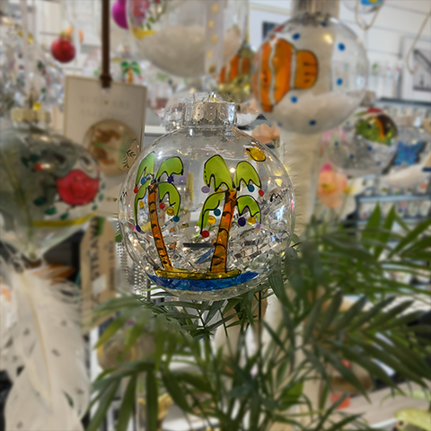 Xmas Bauble - Palm Tree