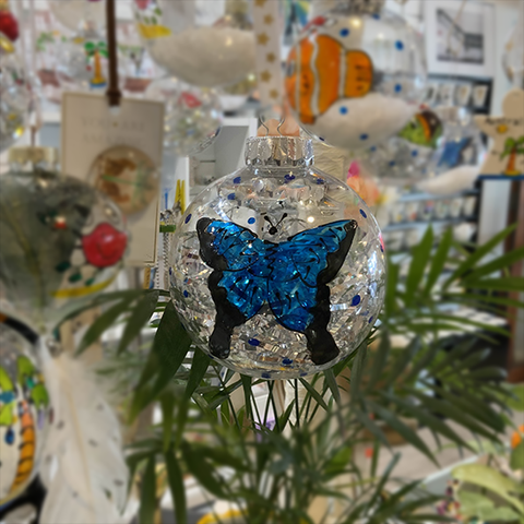 Xmas Bauble - Ulysses Butterfly