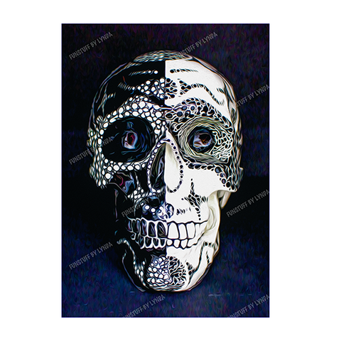 A3 Print - Skull Tribe Harlequin