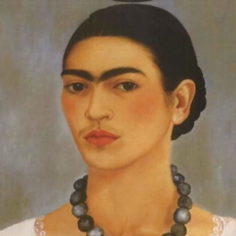 Resin Coaster - Frida Self Portrait