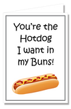 Greeting Card - Hotdog in My Buns