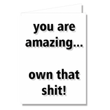 Greeting Card - You Are Amazing