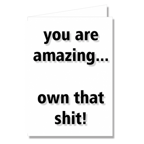 Greeting Card - You Are Amazing