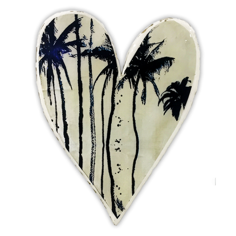 Heart Black Palm