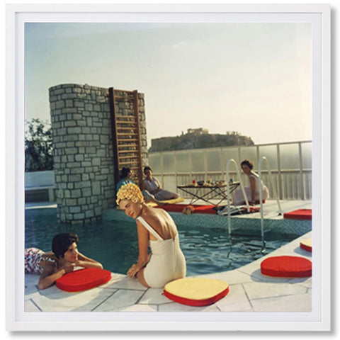 Slim Aarons - Penthouse Pool - Certified Photographic Print