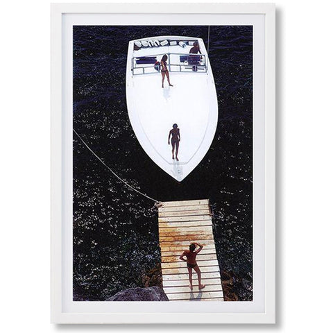 Slim Aarons - Speedboat Landing - Certified Photographic Print