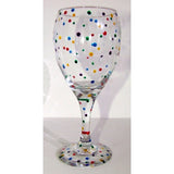 Confetti Wine Glass